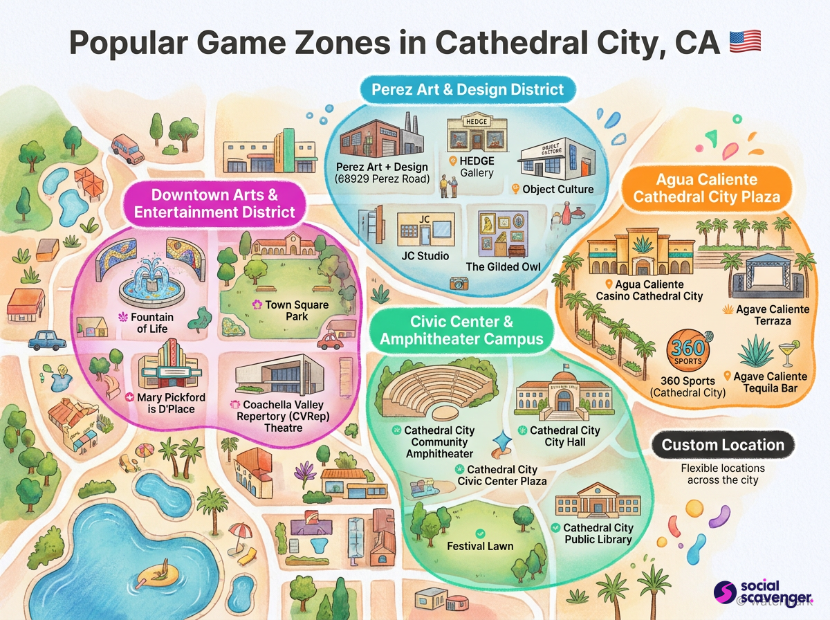 Discover Cathedral City's Favorite Game Zones