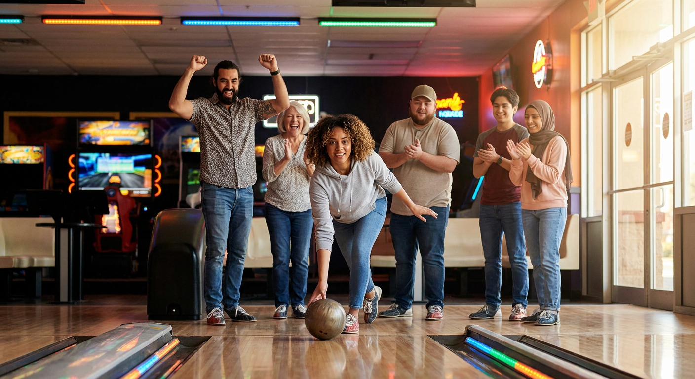 Private Bowling Lane and Arcade Meetup at Ten Pin Fun Center