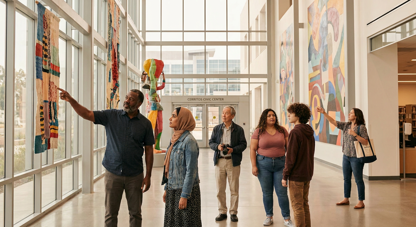 Cerritos Library Art Walk Self‑Guided Tour