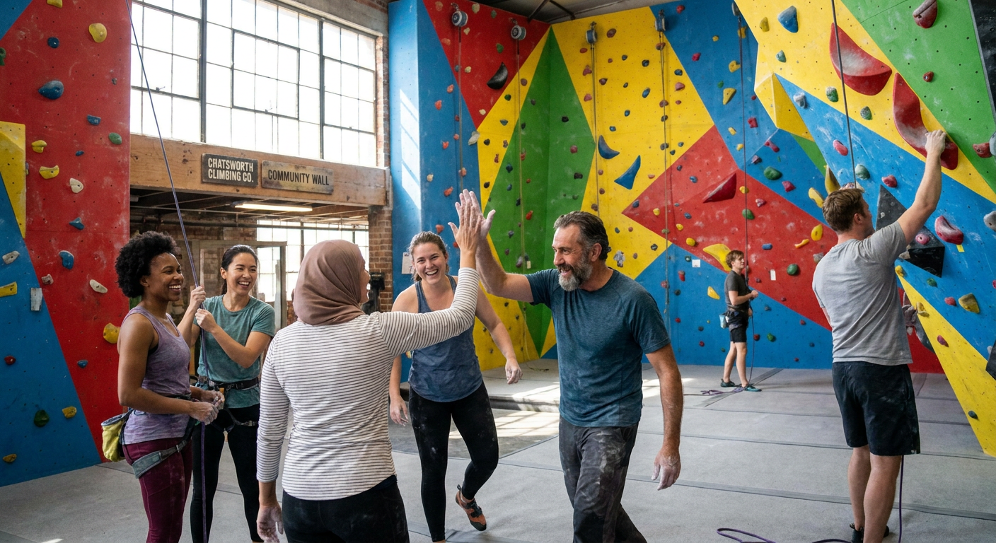 Indoor Climbing Party at Boulderdash