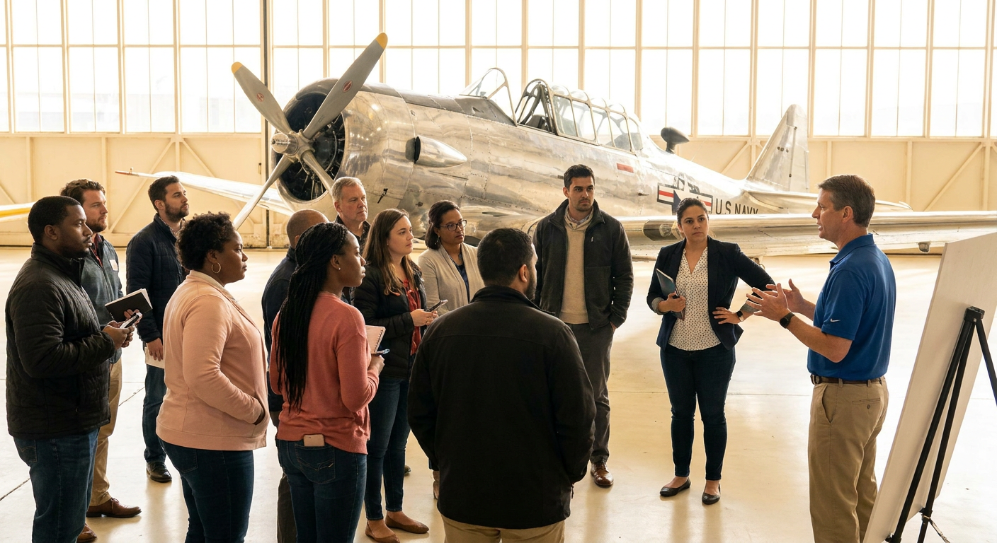 Guided Aviation History Tour at Planes of Fame