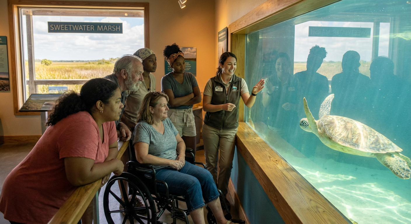Sea Turtle Private Encounter at Living Coast Discovery Center