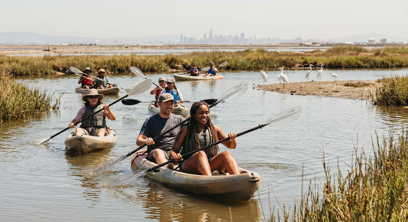 Wildlife Kayaking Eco Tour of Chula Vista Wetlands