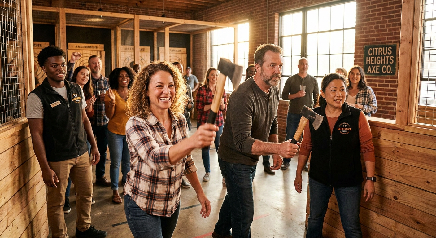 Axe Throwing Lanes and Coaching Challenge