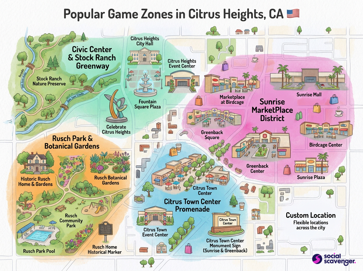Explore Top Game Zones in Citrus Heights