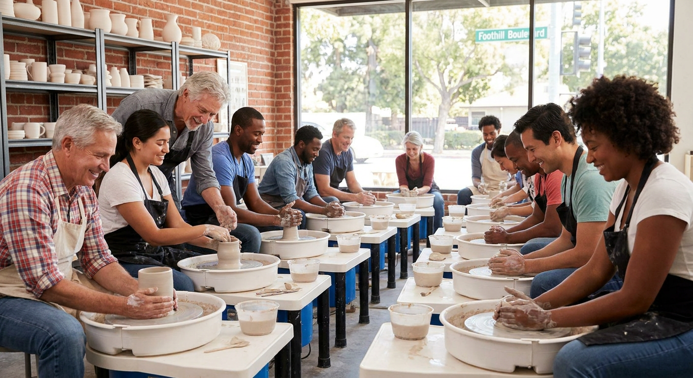 Private Pottery Wheel Party Workshop
