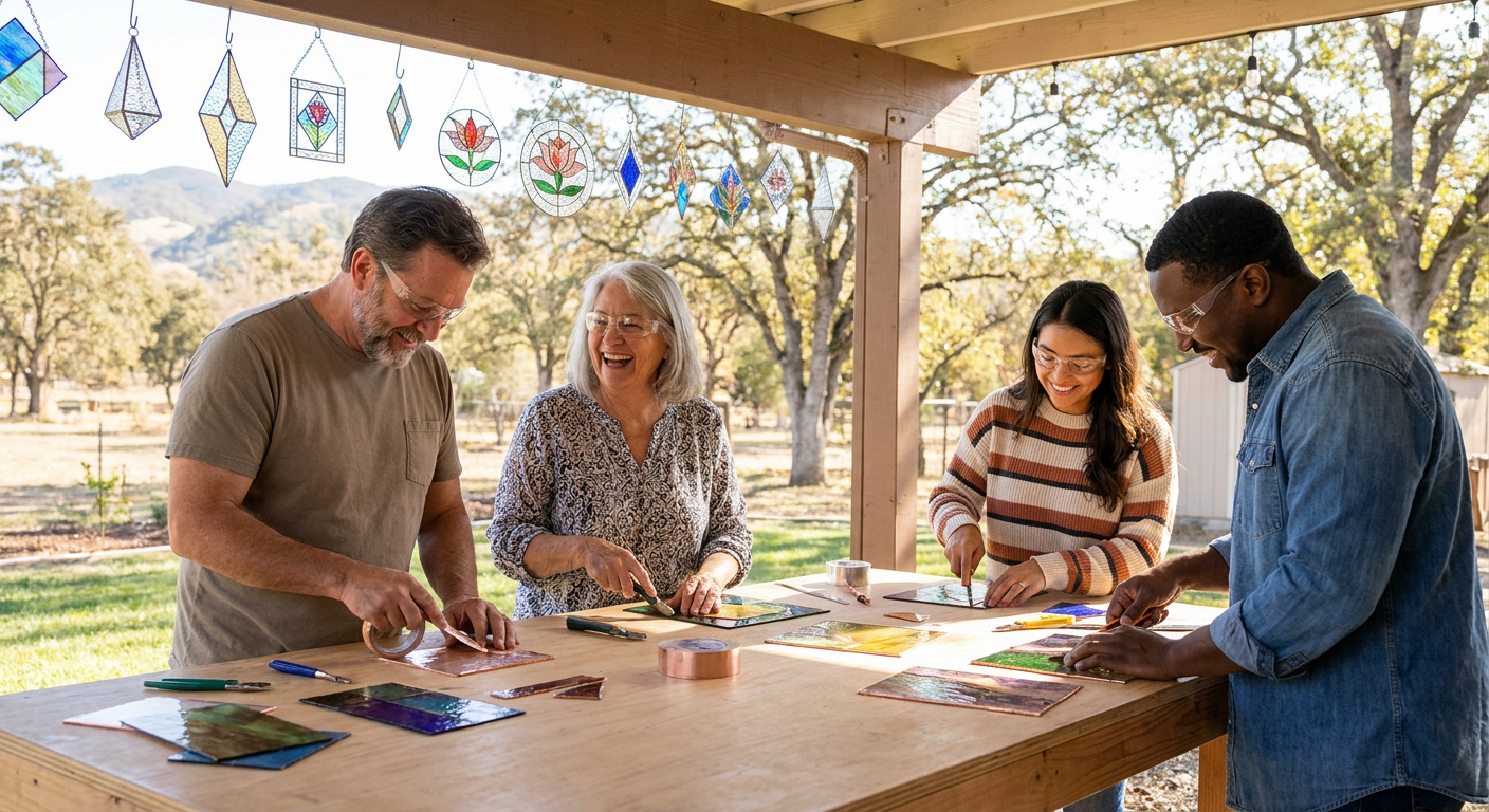 Hands-On Stained Glass Suncatcher Workshop