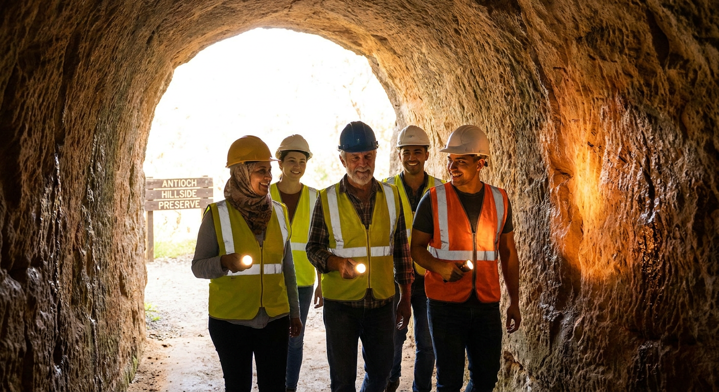 Hazel-Atlas Sand Mine Guided Tour at Black Diamond Mines