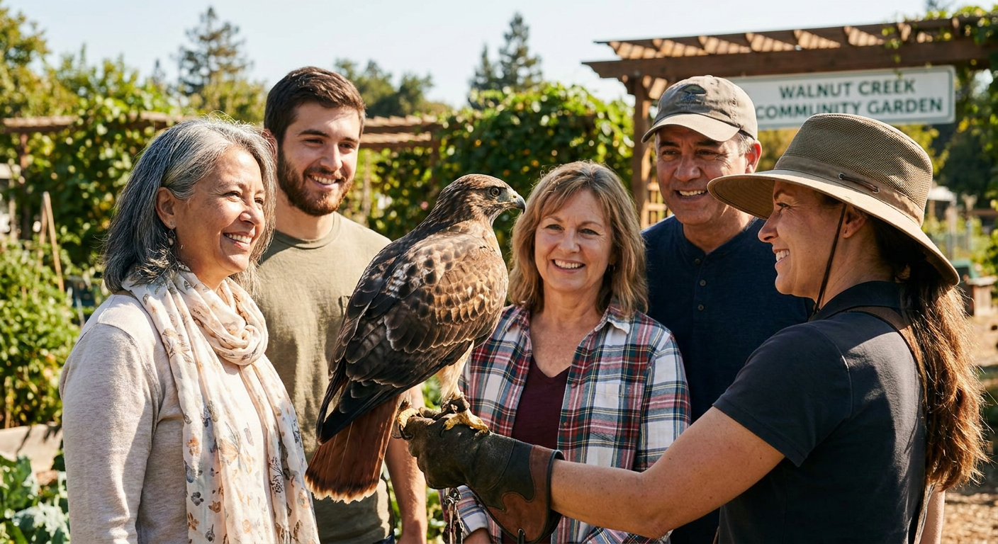 Private Birds of Prey Encounter at Lindsay Wildlife Experience