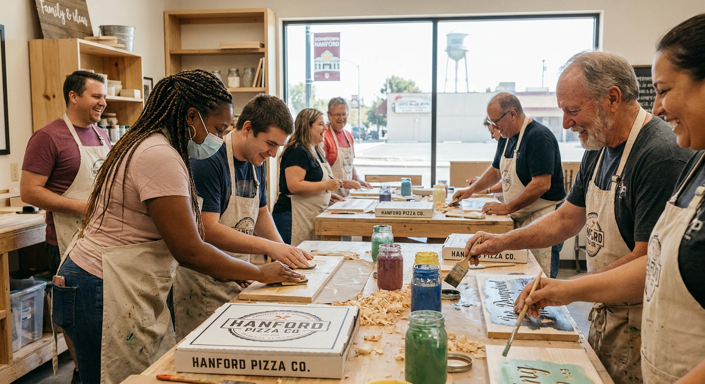 DIY Wood Sign Workshop With Pizza Night