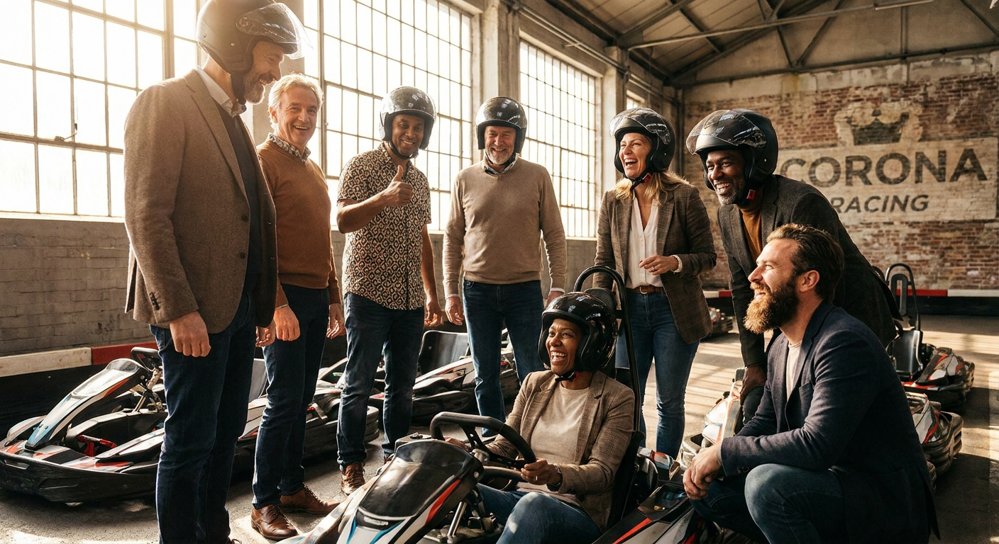Private Indoor Karting Team Building Experience