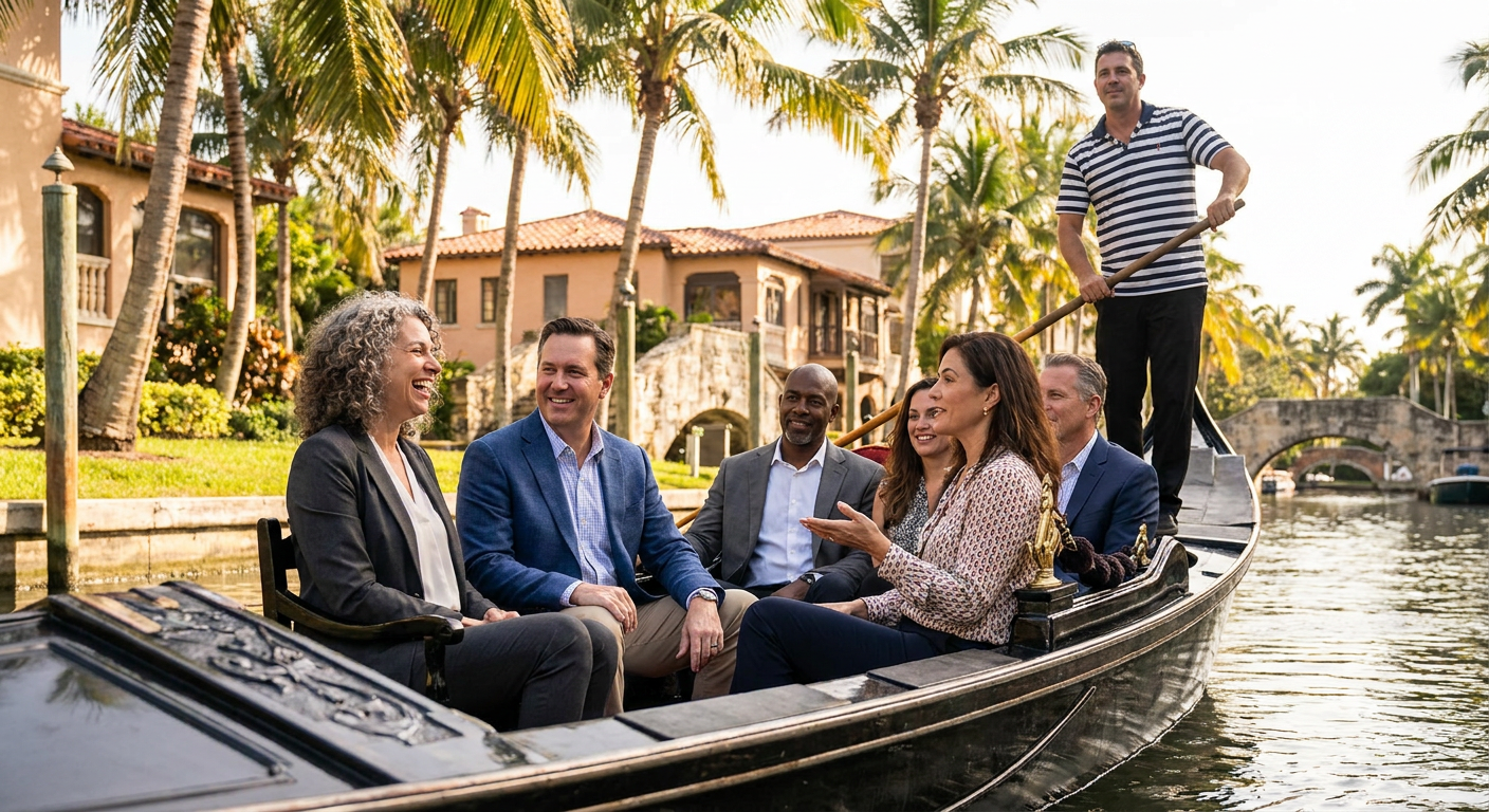 Group Gondola Cruise Through Coronado Cays