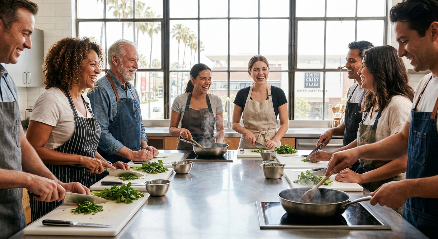 Private Team Cooking Class at Sur La Table South Coast Plaza