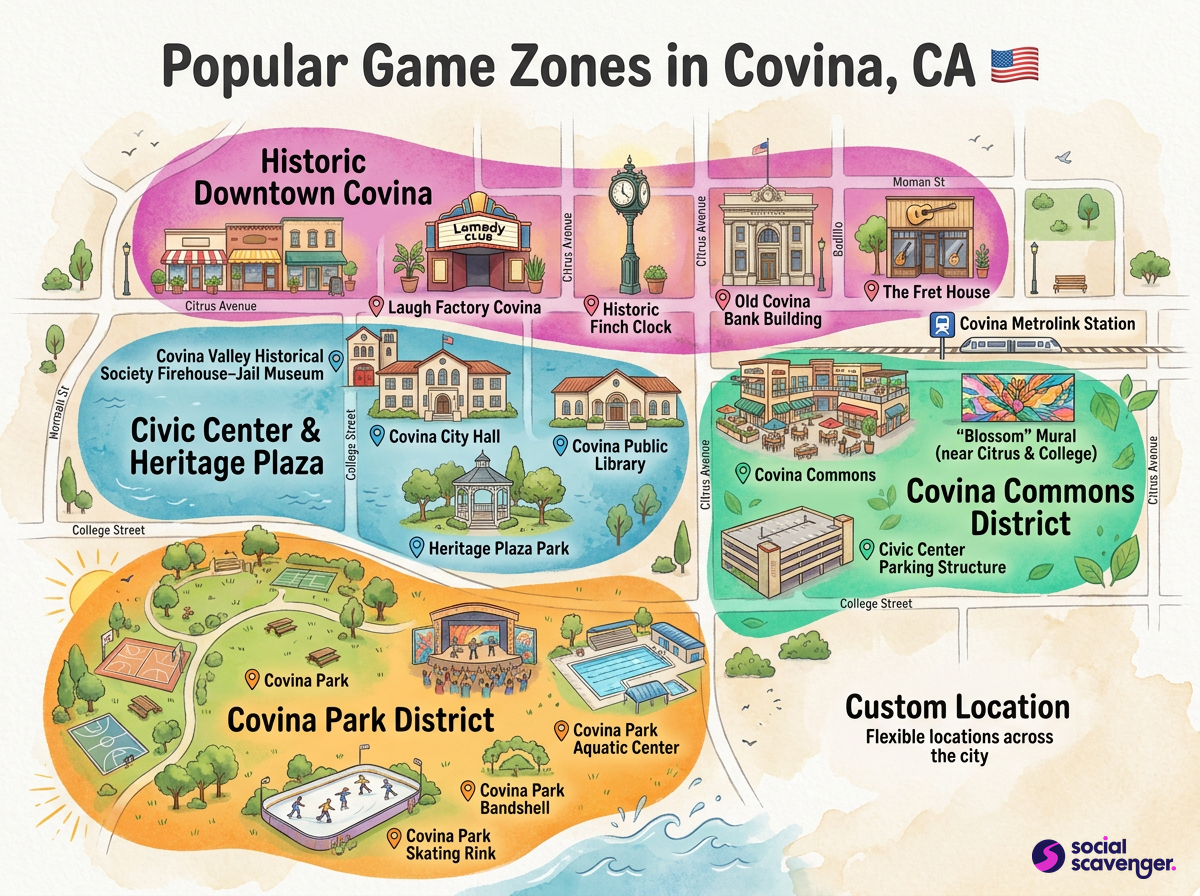 Discover Covina's Top Game Zones
