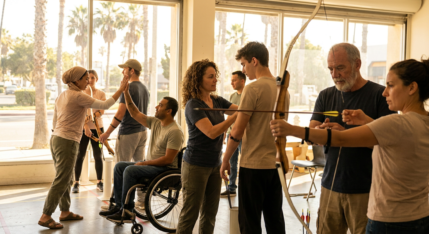 Private Archery Range Party With Instructors