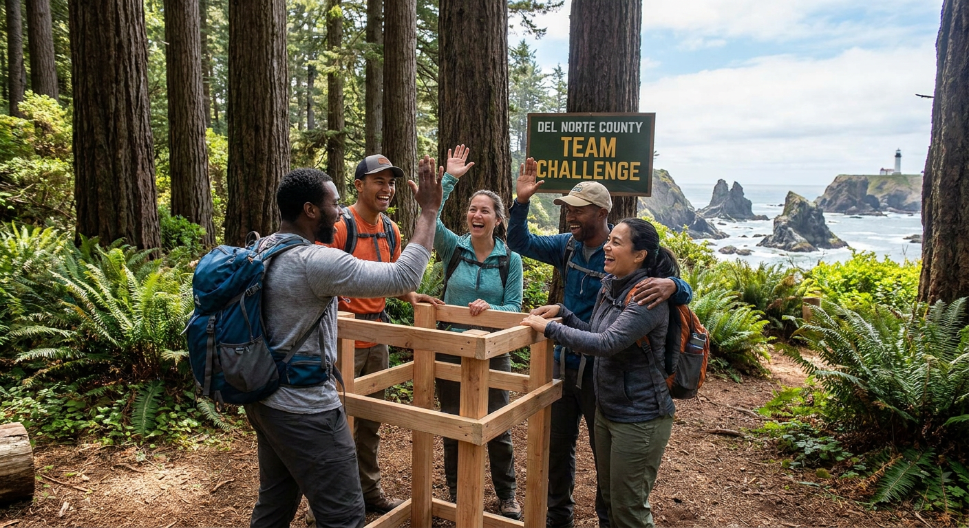 Del Norte County team building