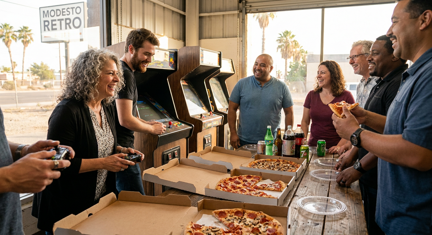 Arcade and Pizza Group Package at Visalia Adventure Park