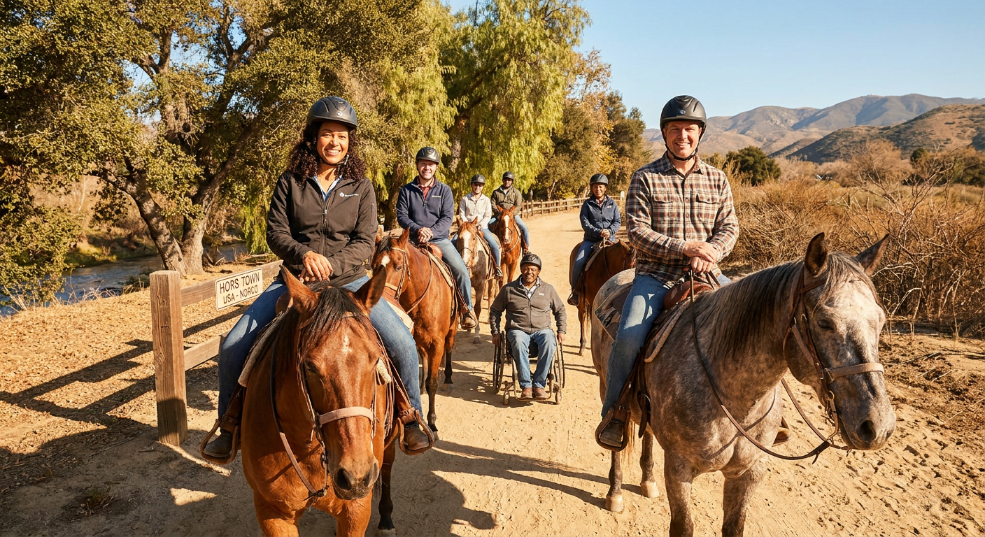 Hidden Valley Wildlife Preserve Group Horseback Ride