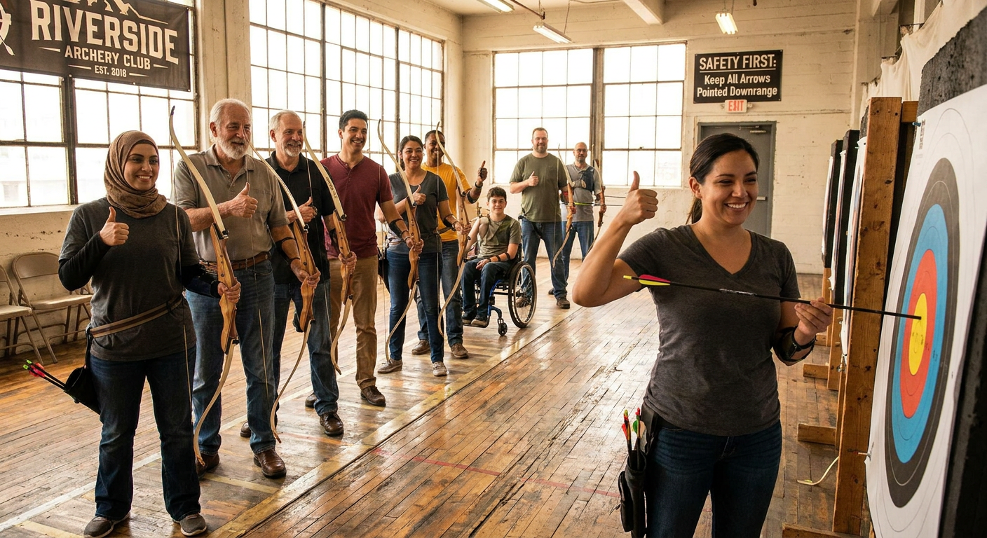 Private Indoor Archery Party Lesson