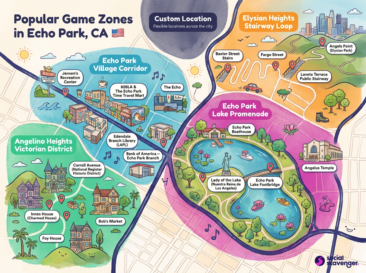 Discover Echo Park's Favorite Game Zones