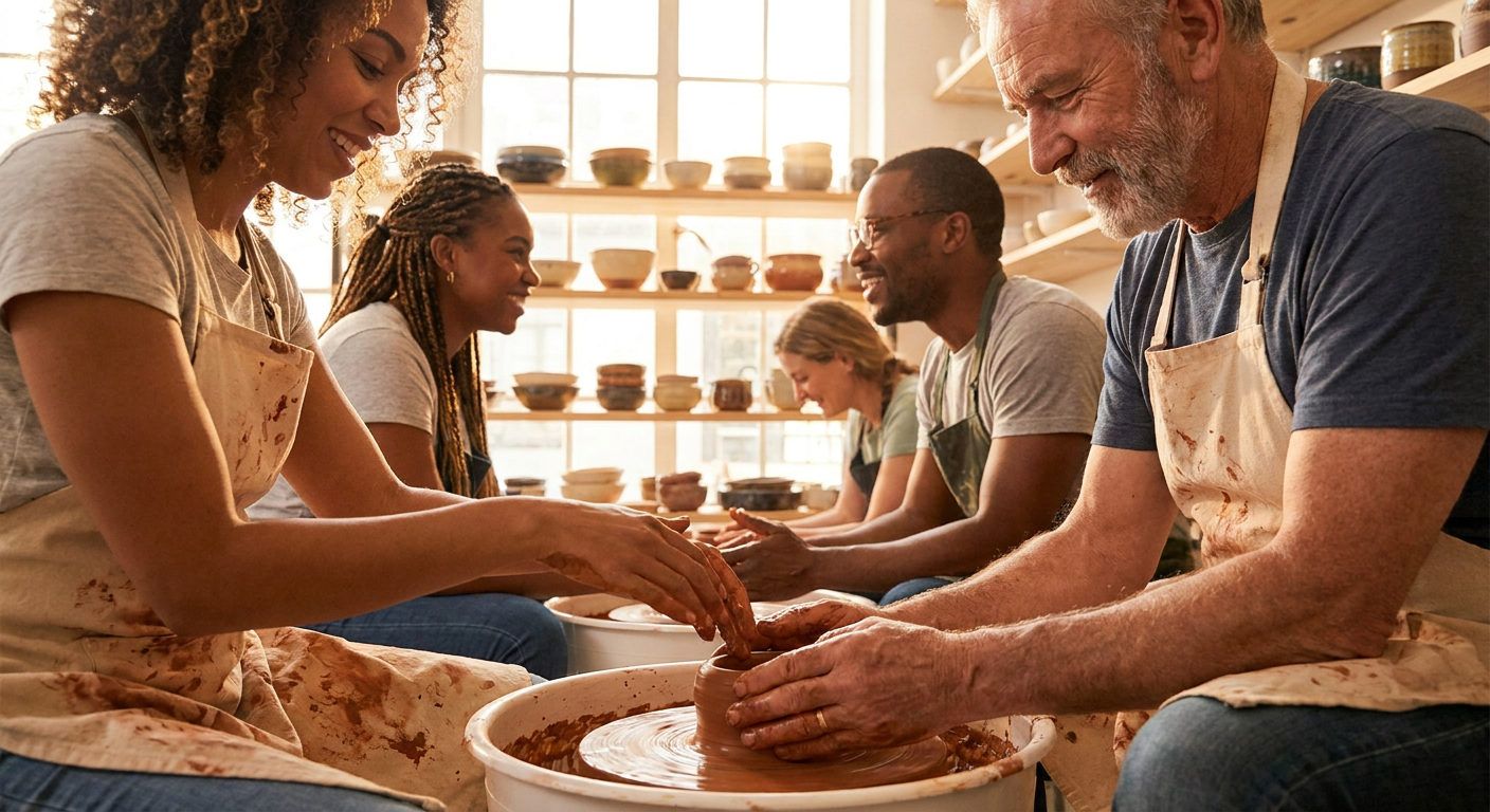 Hands-On Pottery Workshop at Mudworks Studio