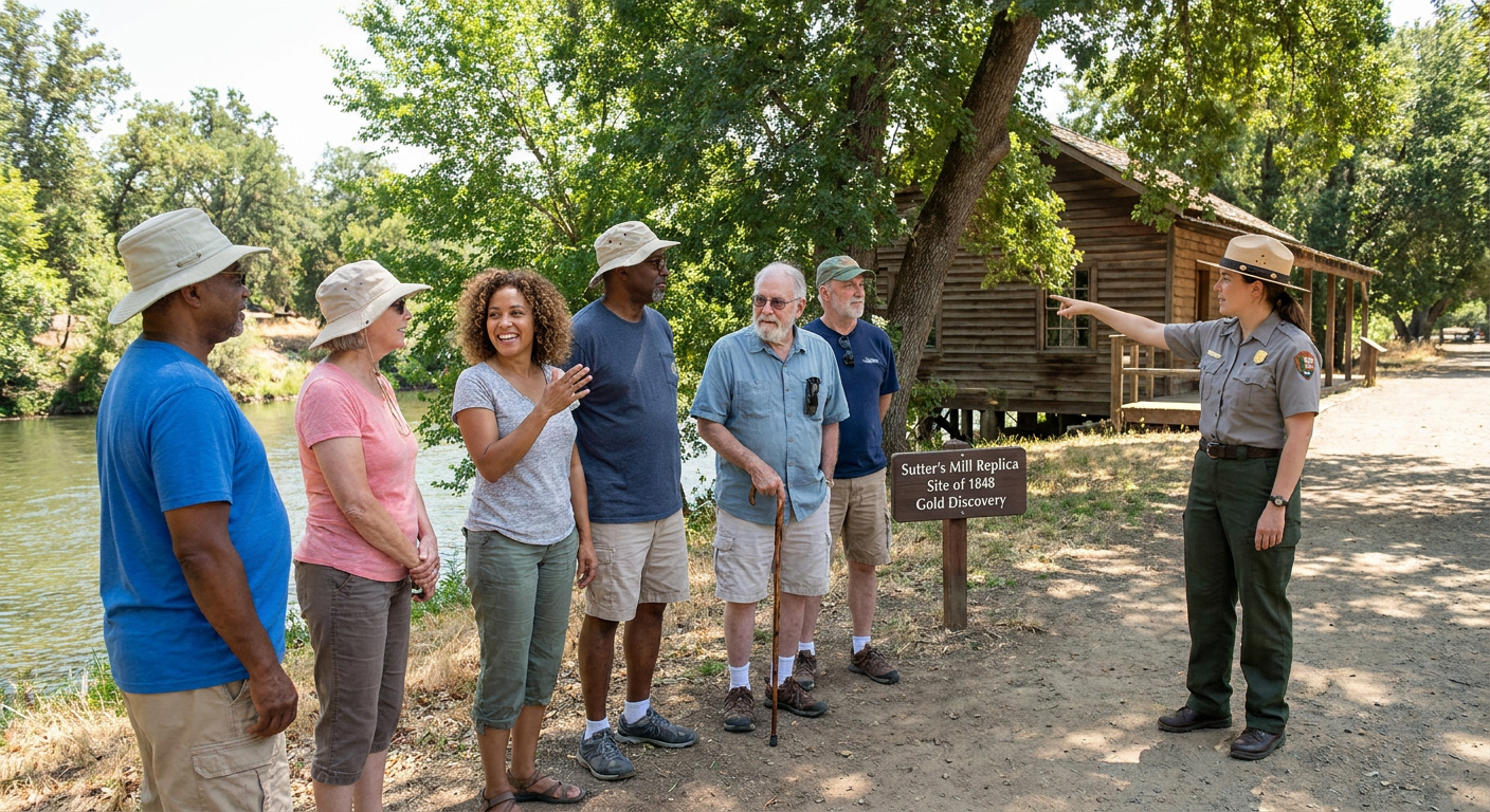 Guided Gold Discovery Walking Tour in Coloma