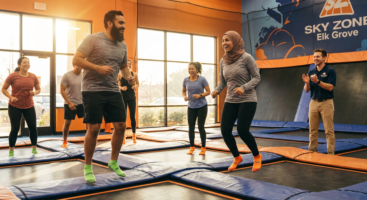 Private Trampoline Park Team Social