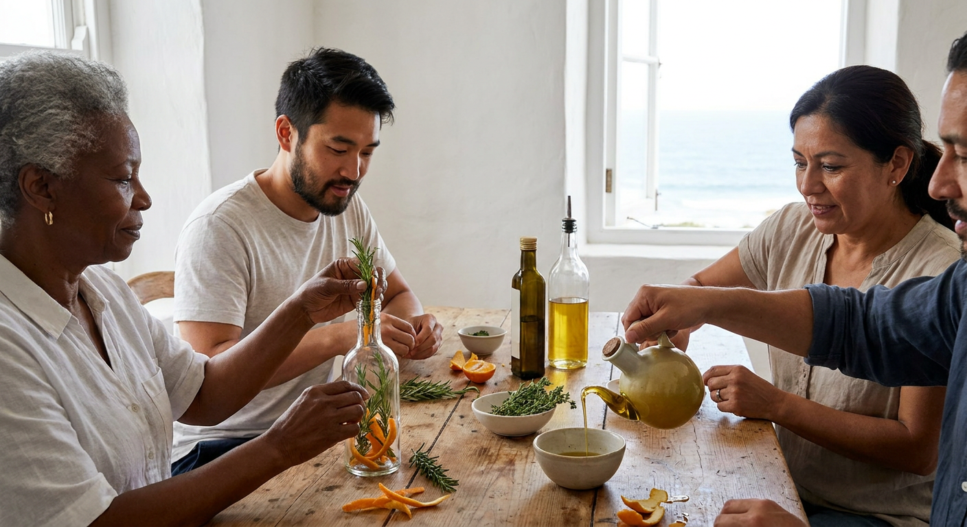 Olive Oil and Herb Infusion Workshop