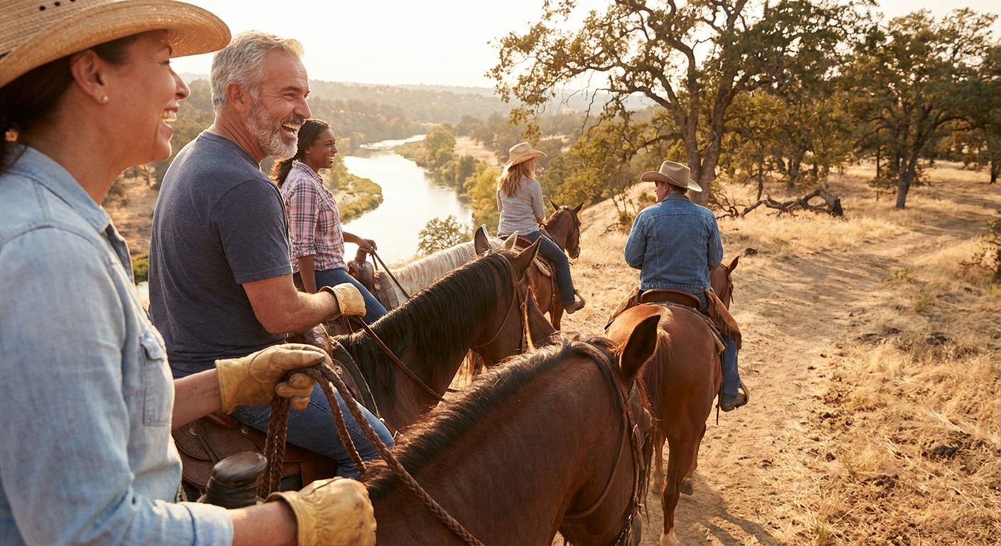 American River Two-Hour Horseback Trail Ride