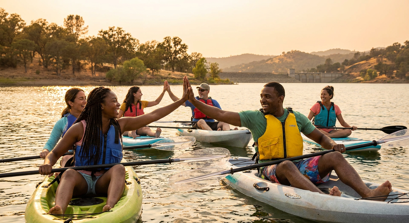 Lake Natoma Water Team Building Challenge