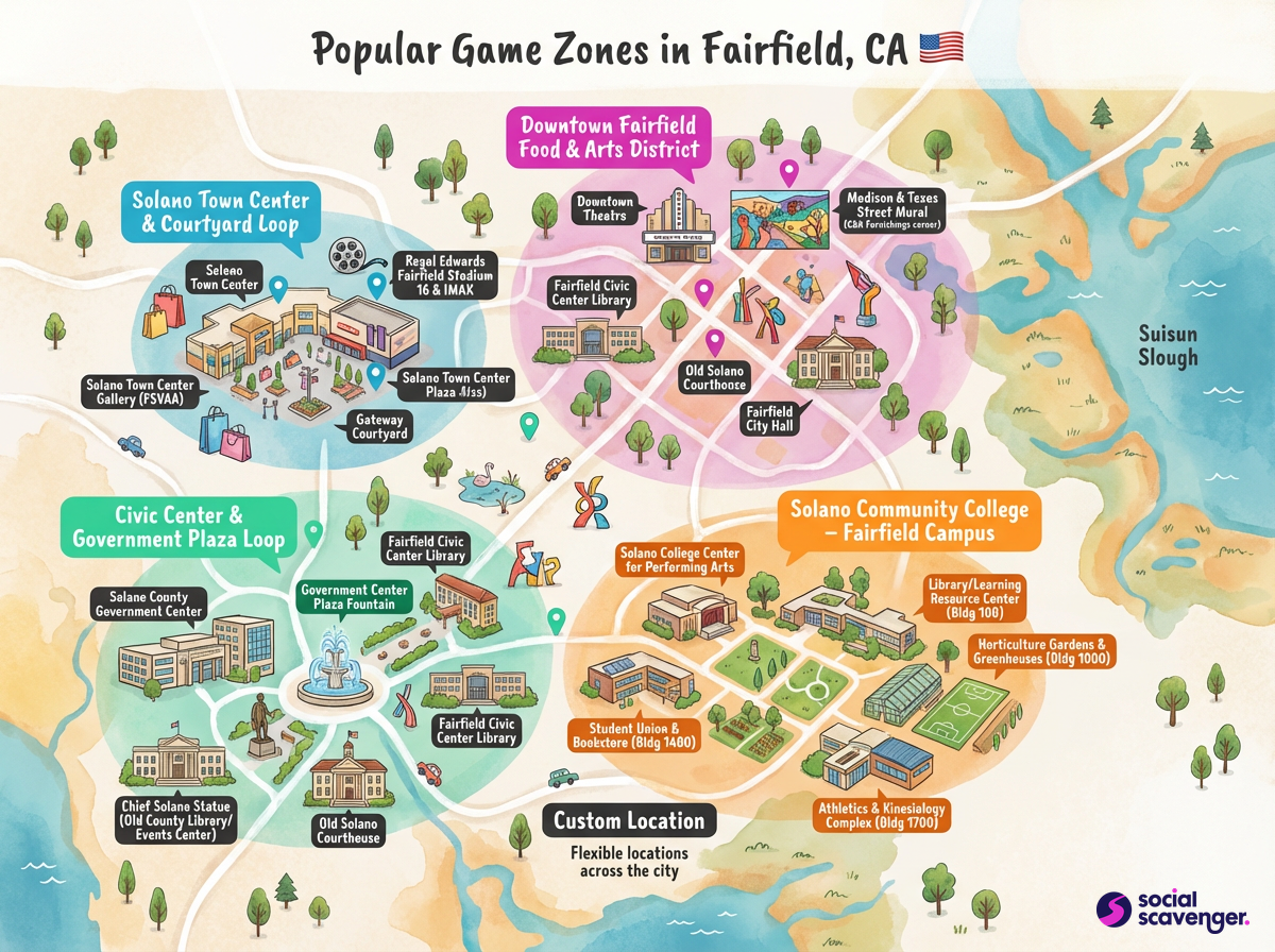 Explore Fairfield's Top Game Zones