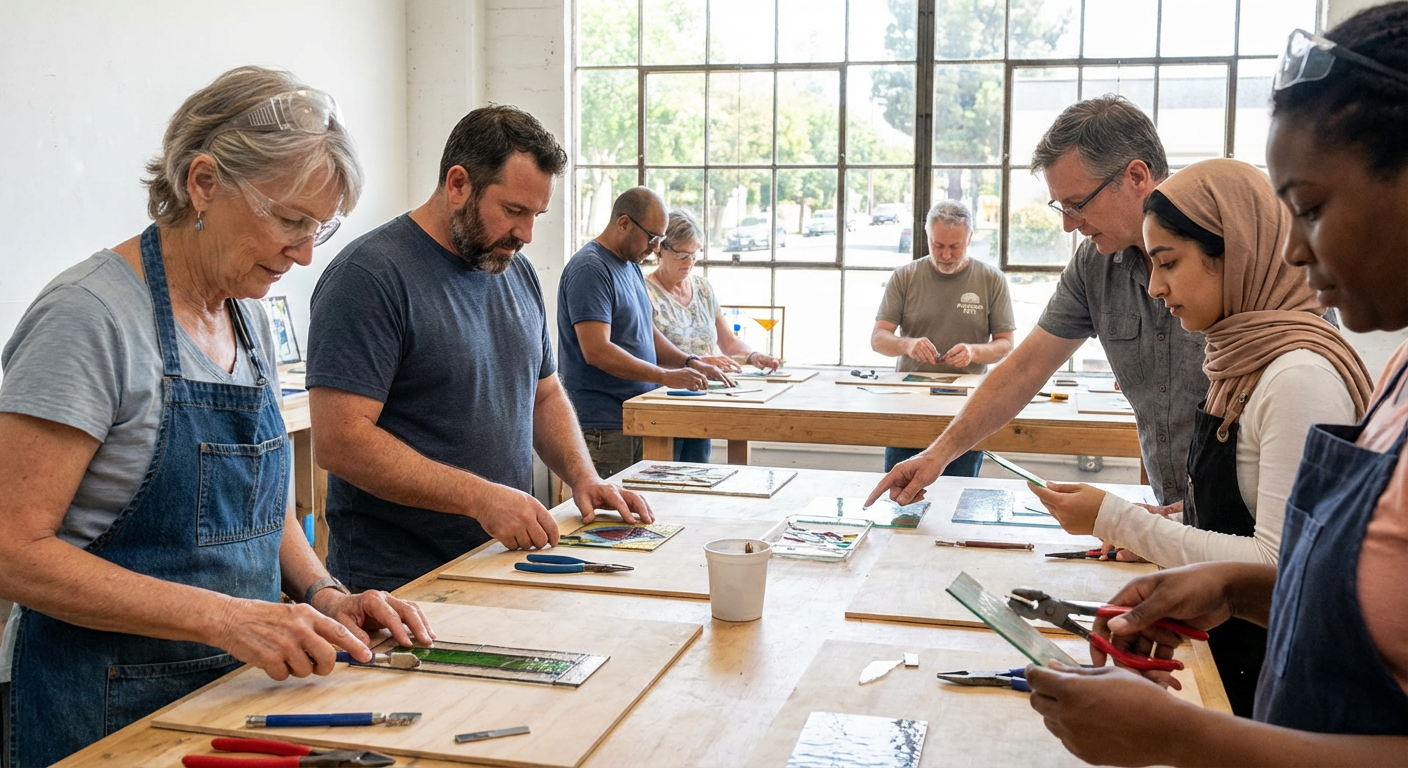 Guided Open Glass Studio Session at Fallbrook School of the Arts