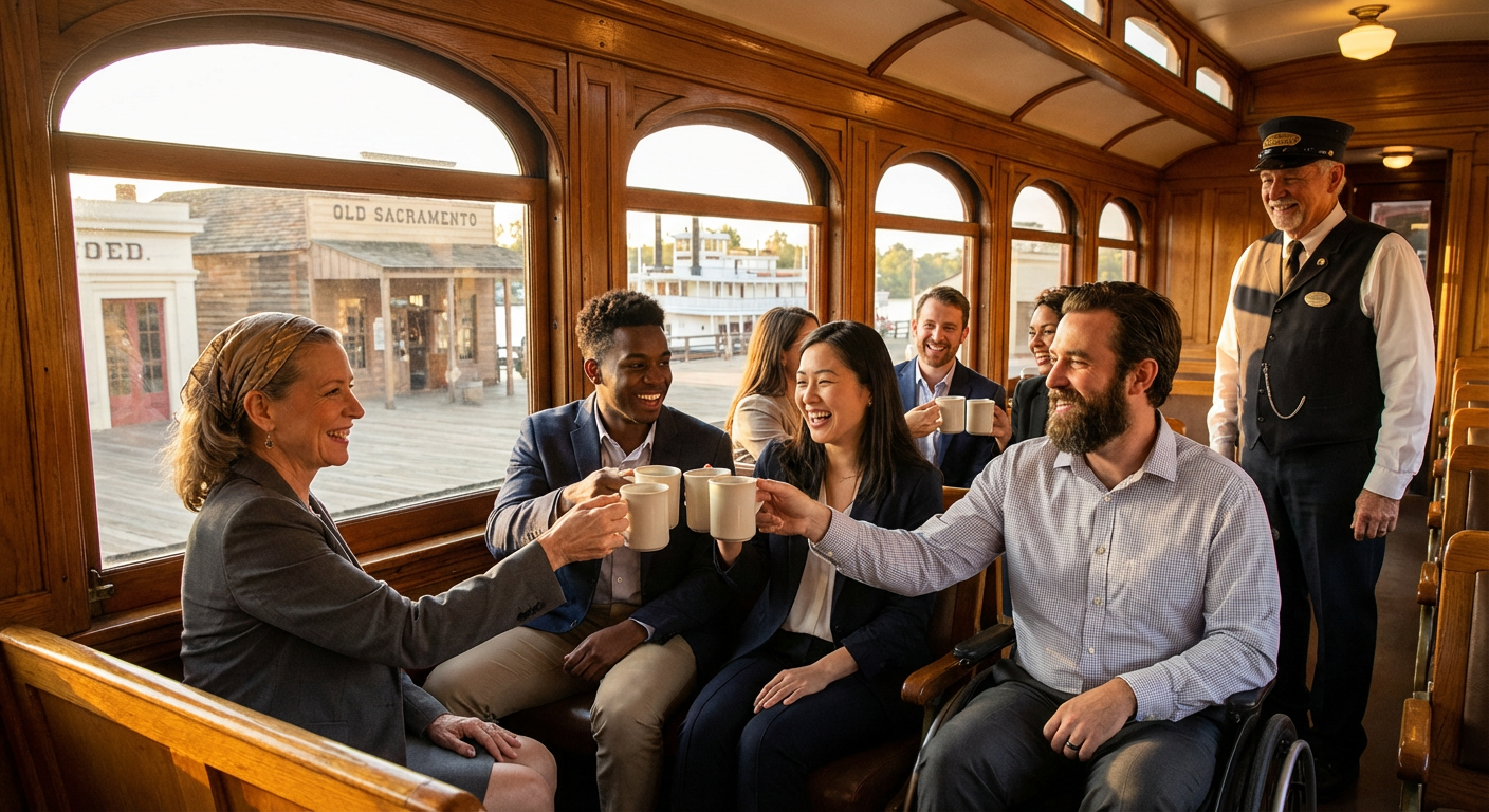 Private Historic Train Charter on the Sacramento Southern Railroad