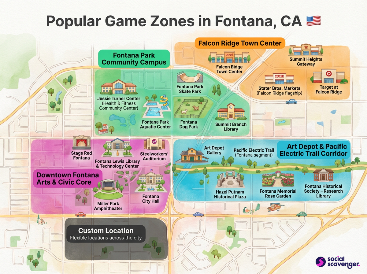 Explore Fontana's Premier Game Zones