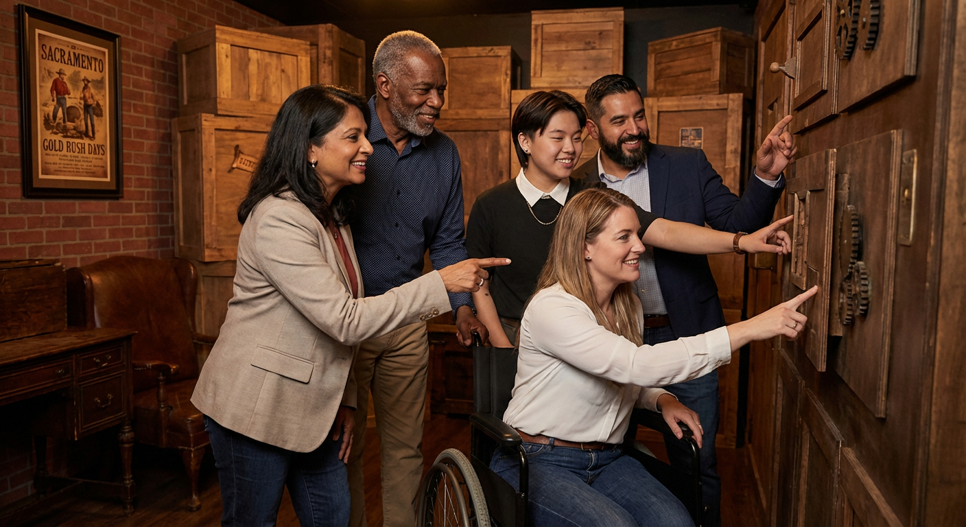 Immersive Escape Room Team Challenge at Enchambered