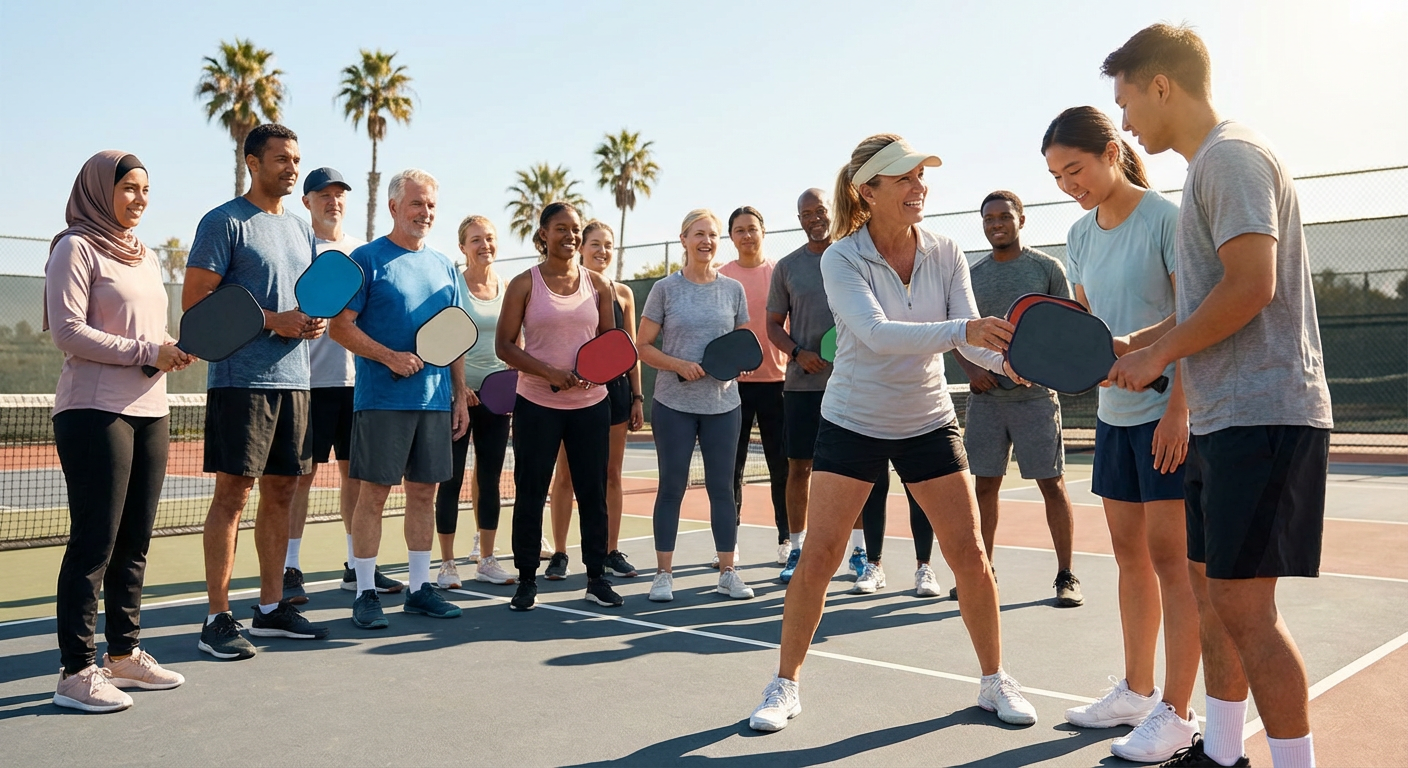 Private Pickleball Clinic at Fountain Valley Tennis Center