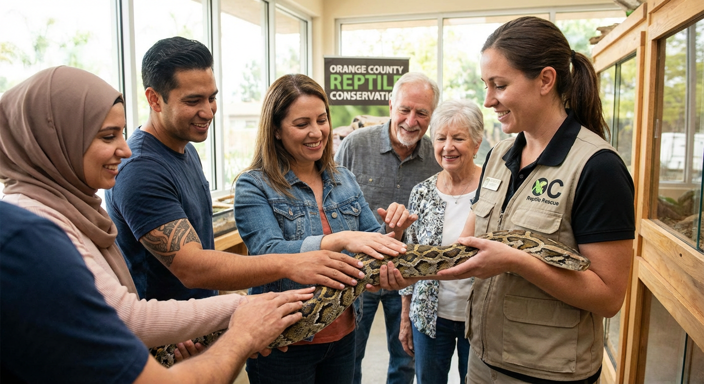 Private Reptile Encounter and Guided Zoo Tour