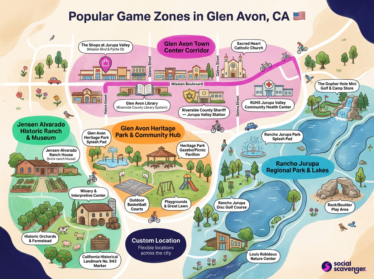 Explore the Best Game Zones in Glen Avon