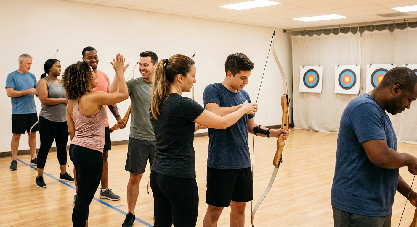 Indoor Archery Team Lesson and Play