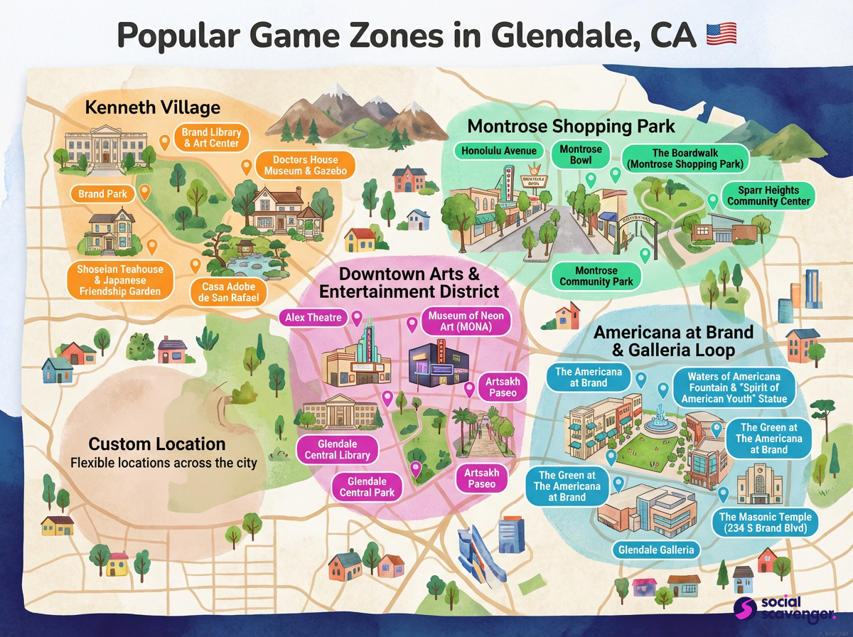 Top Game Hotspots in Glendale