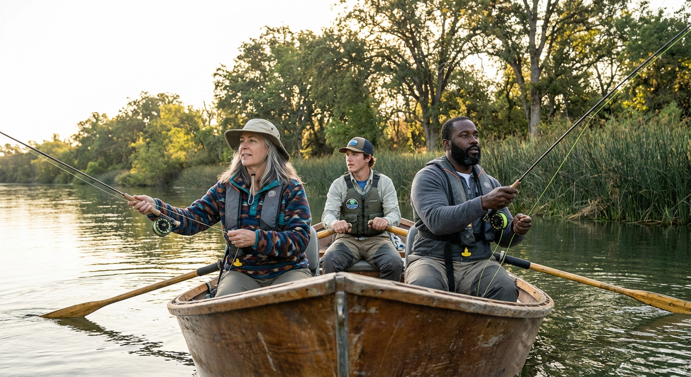 Lower Sacramento Drift Boat Fly Fishing