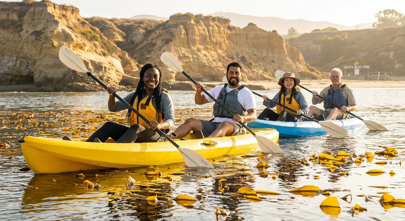 Gaviota Coast Kayak Tour at Haskell’s Beach