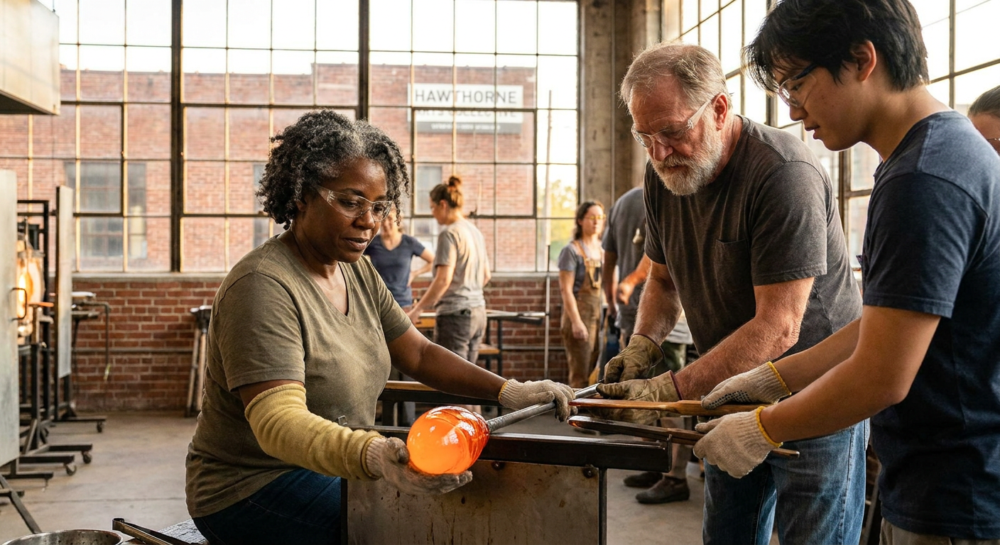 Hands-On Glassblowing Team Workshop