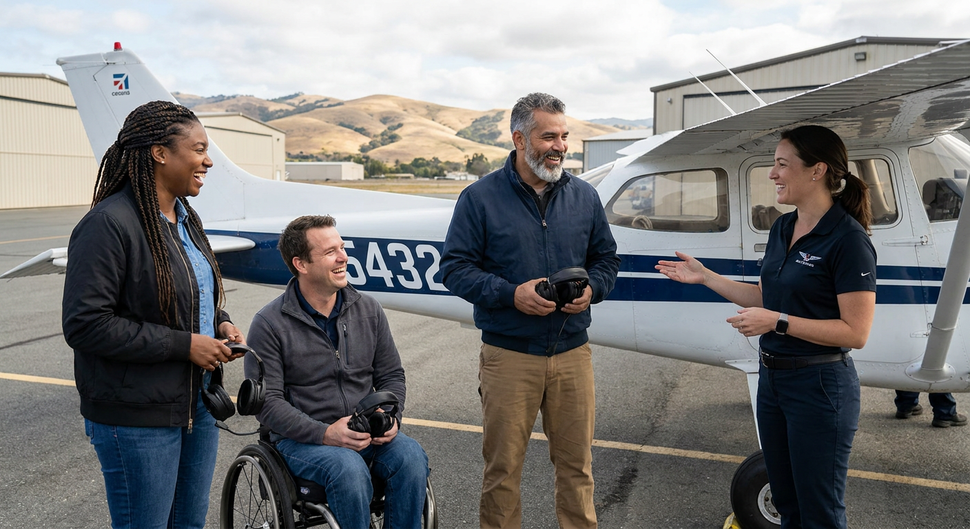 Hands-On Discovery Flight at Hayward Executive Airport