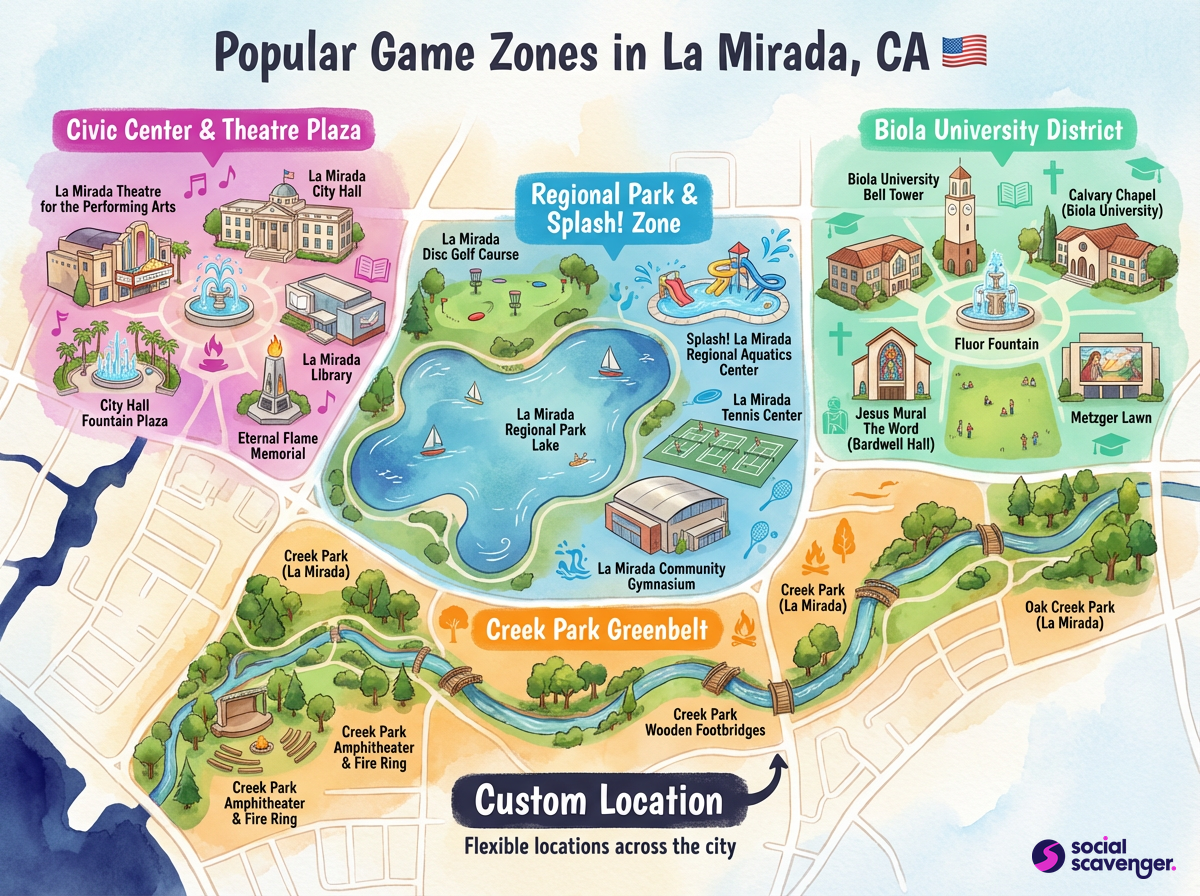 Discover La Mirada's Top Game Zones