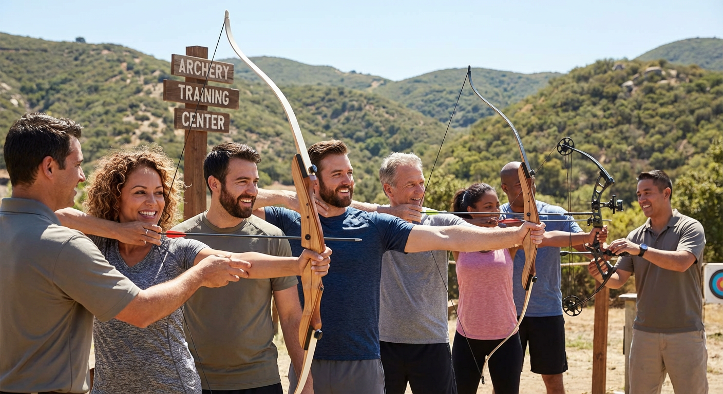 Olympic-Caliber Archery Team Building Session