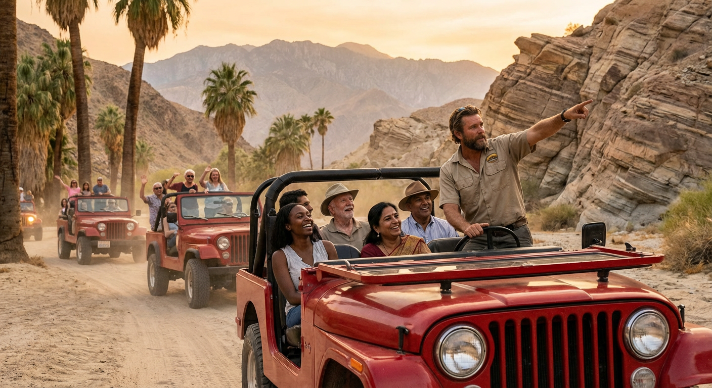 San Andreas Fault Group Jeep Safari
