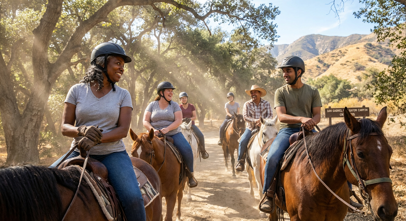 Marshall Canyon Guided Horseback Trail Ride