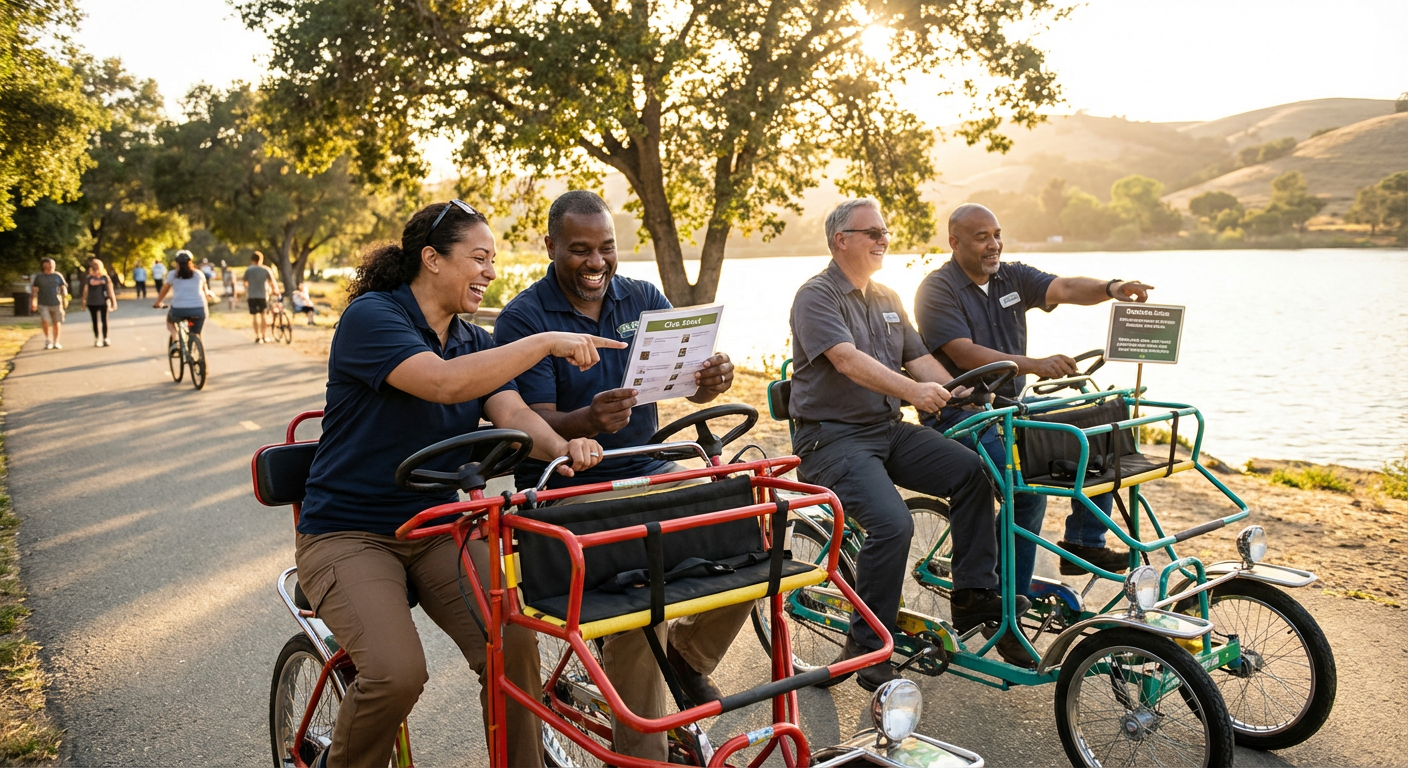 Surrey Bike Scavenger Hunt at Bonelli Park