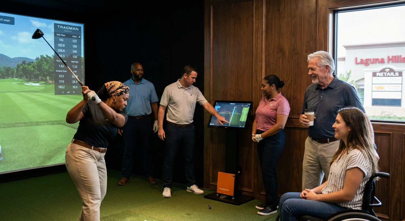 Indoor Golf Simulator Suite Session at The Birdhouse